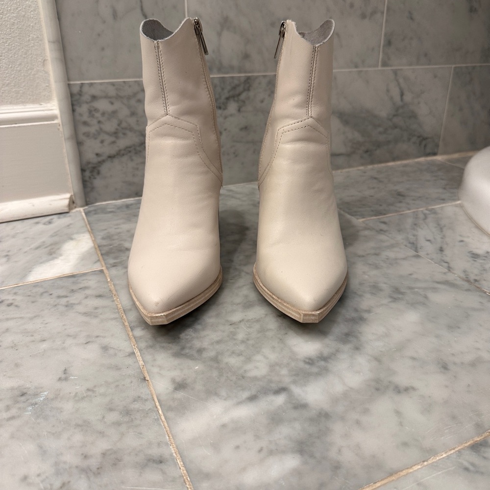 Like New Steve Madden Cate Boot In Bone - image 3